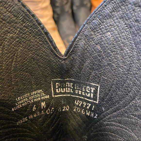 Vintage Suede and Cowhair Cowboy Boots - Picture 9 of 9